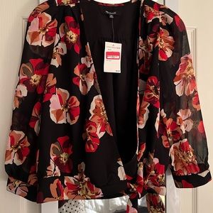 Madewell Floral Wrap Top